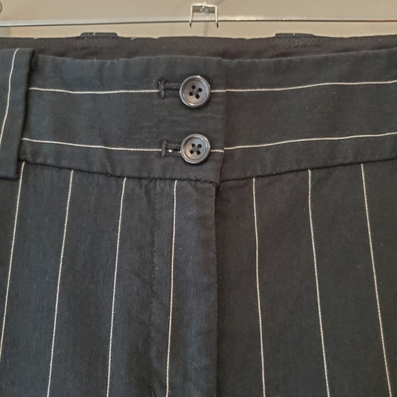 Express correspondent pinstripe flare work pants 4 - Picture 4 of 8